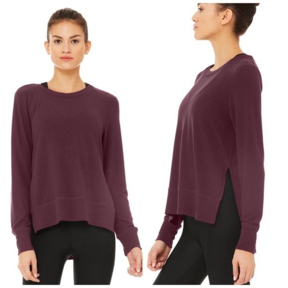 alo yoga glimpse long sleeve top